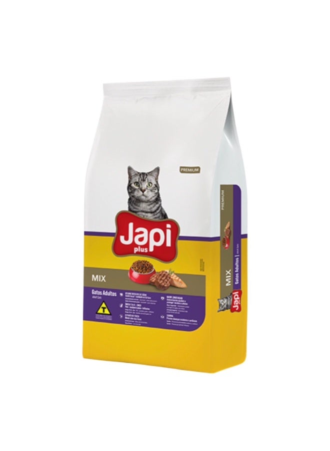 Gaby Plus Mix Dry Food with Meat and Chicken for Adult Cats 10 kg - Image 1